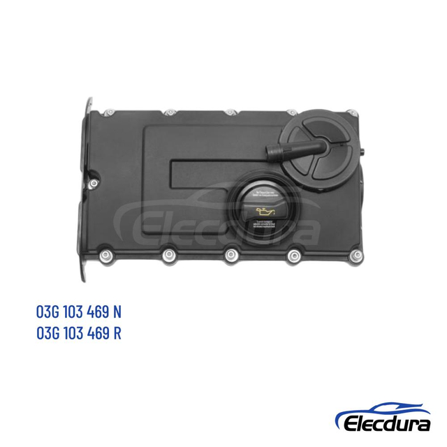 Sostituzione coperchio valvola aftermarket per OE 03G103469N croce 03G103469R adatto per applicazioni VW Touran Tiguan Golf Passat Jetta e Audi A3 A4