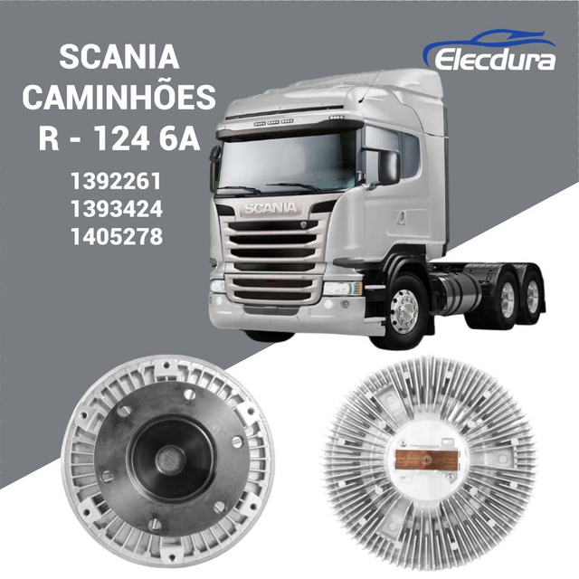 1392261 / 1393424 / 1405278 Scania R124 6A Meccanico Giunto viscoso ventola