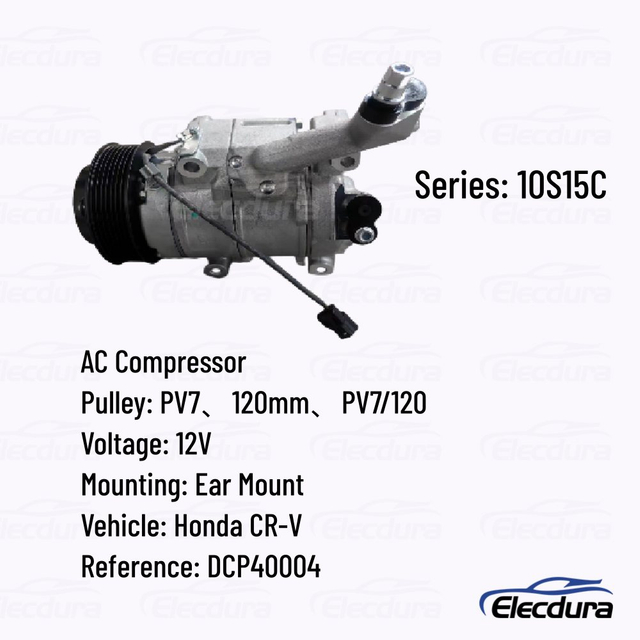 10S15C Компресор кондиціонера 12V PV7/120 для Honda CR-V DCP40004