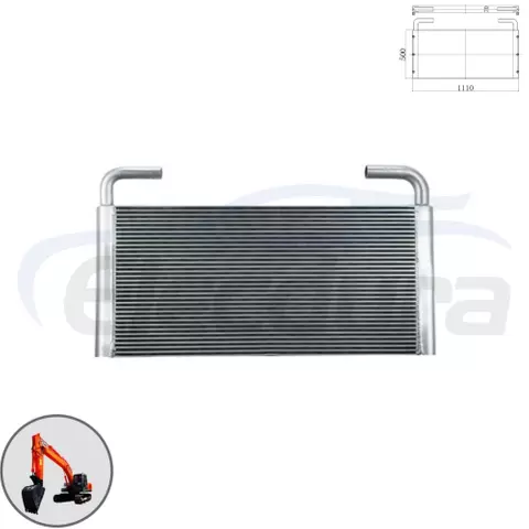 4650353 Hitachi ZX200-3 ψύκτη υδραυλικού λαδιού χονδρική αντικατάσταση aftermarket για διανομείς ανταλλακτικών εκσκαφέων