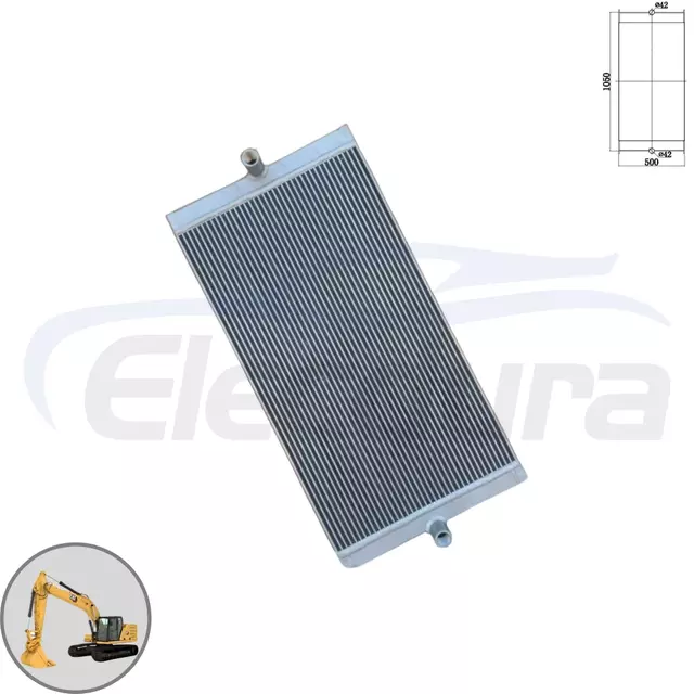 Vue de base du refroidisseur d'huile hydraulique Caterpillar E320D 265-3634 pour les fournisseurs en gros et les distributeurs de commandes en gros.