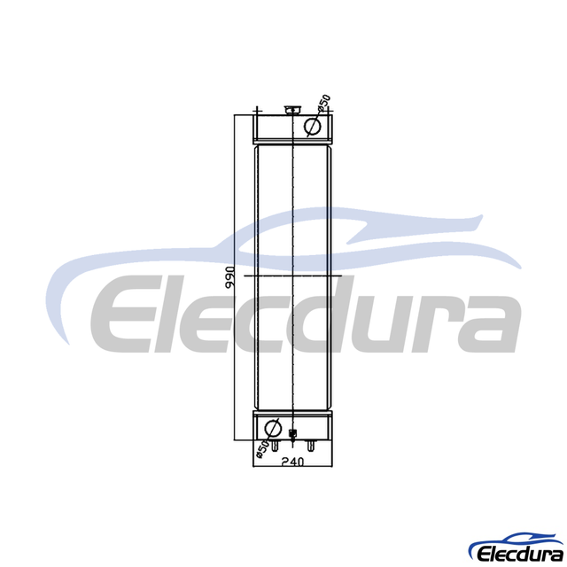203-03-71771 KOMATSU PC130-7 Chladič