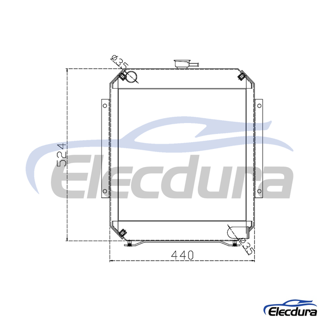20T-03-71110 โคมัตสึ PC45 หม้อน้ำ