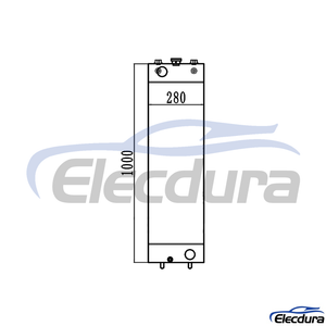 21K-03-71114 KOMATSU PC160-7 Radiateur