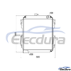 4397053 COLPO AC HI EX60-5 Radiatore