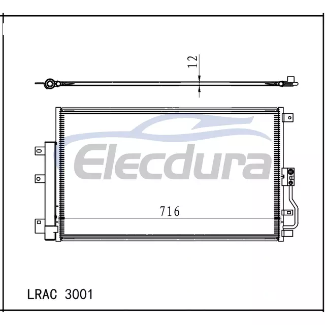 8105100XGW01A Haval Jolion 2021+ Condensator A/C