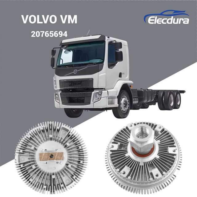 Ambreiaj ventilator mecanic Volvo VM 240 VM 260 20765694 rotatie in sensul acelor de ceasornic, pentru angrosist si importator.