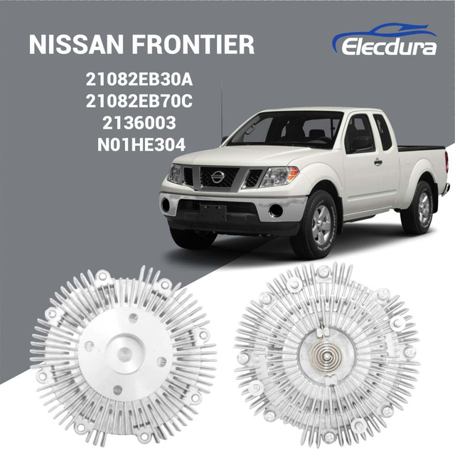 Муфта вентилятора 21082EB30A Nissan Frontier 2.5 16V з високоточним біметалевим датчиком.