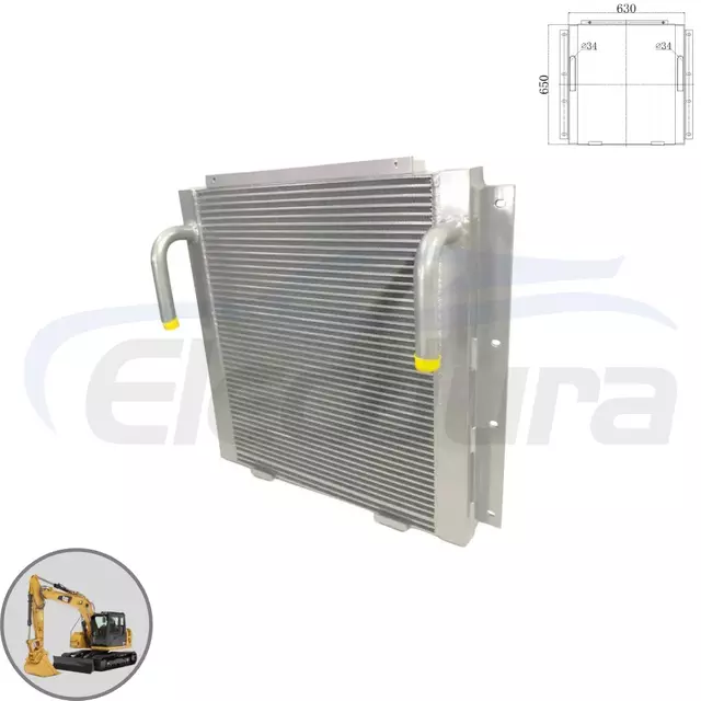 Pohled na j&aacute;dro chladiče hydraulick&eacute;ho oleje Caterpillar E120B 099-4702 pro velkoobchodn&iacute; dodavatele a distributory hromadn&yacute;ch objedn&aacute;vek.