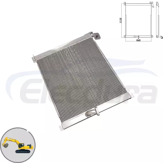 Z&aacute;kladn&iacute; pohled Komatsu PC300-6 PC350-6 chladič hydraulick&eacute;ho oleje 207-03-61110 pro velkoobchodn&iacute; dodavatele a distributory hromadn&yacute;ch objedn&aacute;vek.