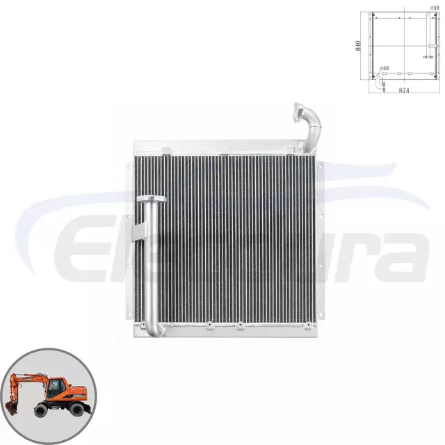 Doosan DH150LC-7 เครื่องทำความเย็นน้ำมันไฮดรอลิก 13C22000 ขายส่ง