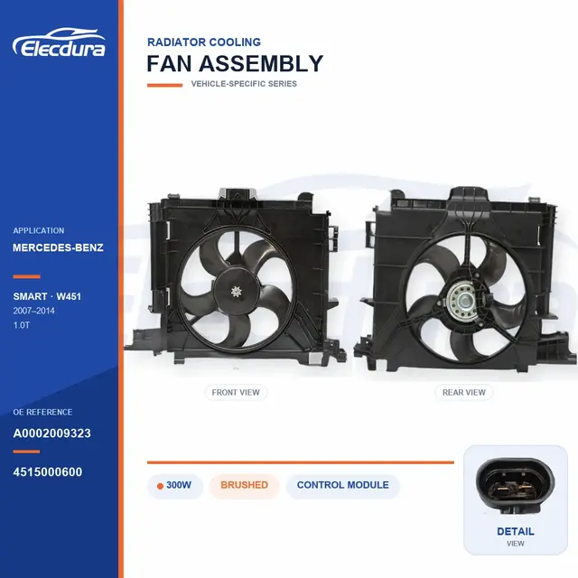 Sestava ventil&aacute;toru chladiče pro Mercedes-Benz W451 300W A0002009323 Bulk Supply