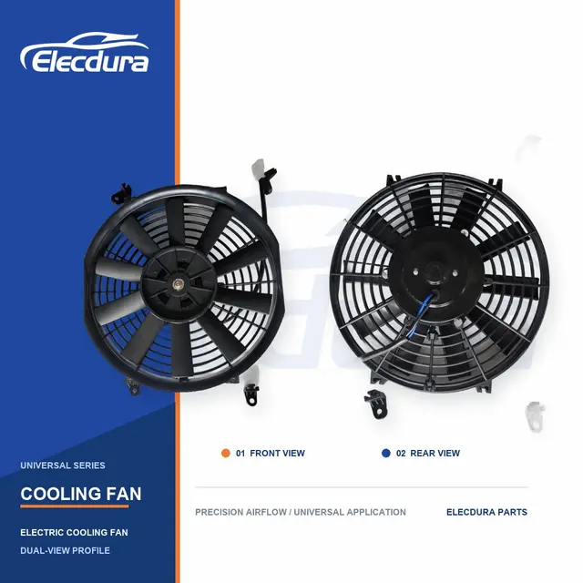 Universal Ventilator de răcire radiator Lamă dreaptă de 10 inchi 220 W V&acirc;nzare cu ridicata