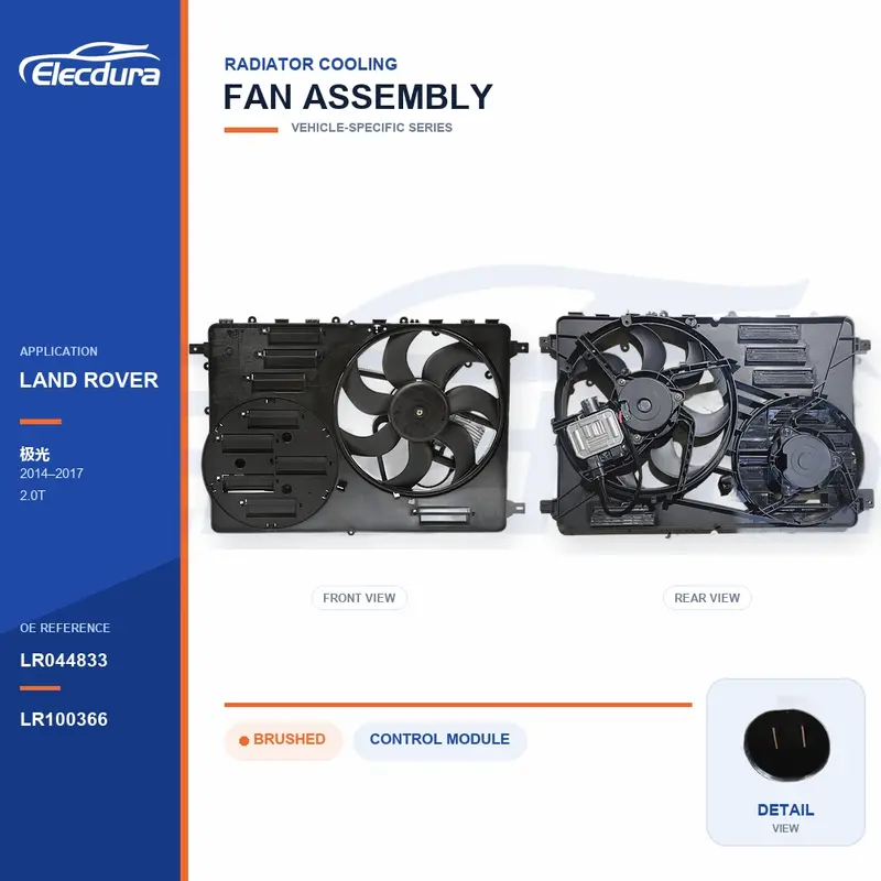 Sestava ventil&aacute;toru chladiče pro Land Rover Range Rover Evoque LR044833 Bulk Supply