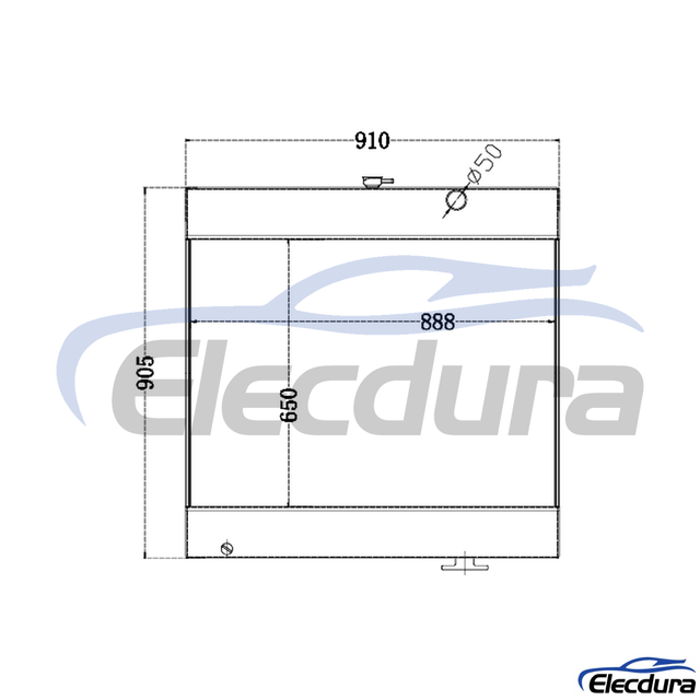 206-03-41110 โคมัตสึ PC220-1 หม้อน้ำ