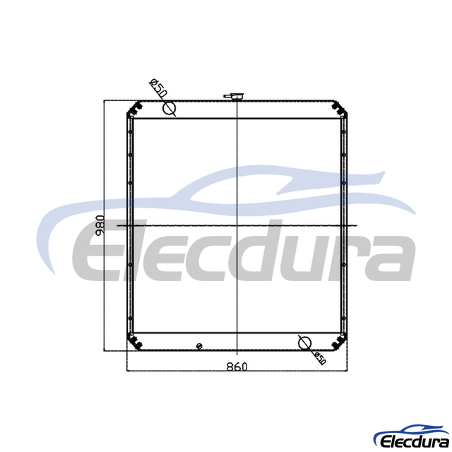 193-2767 CAT E320C Versi Lama Radiator