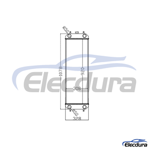 4650352 HIT AC HI ZX200-3 Radiator