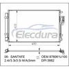 976061U100 Hyundai Santafe 2 4i 2006+ Klimakondensator Montage