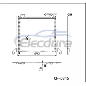 4635000654 Mercedes-Benz W463 2005–2018 Klimakondensator