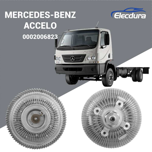 مجموعة قابض مروحة التبريد متوافقة مع موديلات مرسيدس بنز Accelo 715 من 2003 إلى 2005