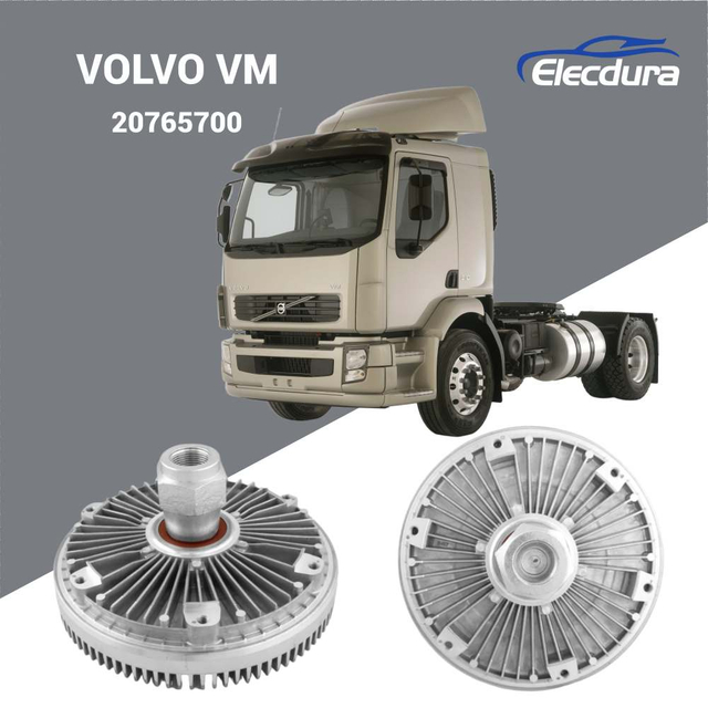 Ambreiaj mecanic al ventilatorului Volvo VM 310 20765700 Rotire &icirc;n sens invers acelor de ceasornic MWM7310