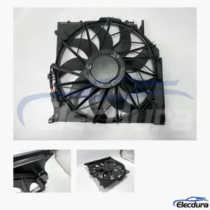 17113442089 Sostituzione all'ingrosso aftermarket del gruppo ventola di raffreddamento del radiatore senza spazzole BMW