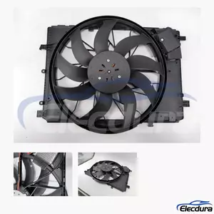 A2129061002 ชุดพัดลมระบายความร้อนหม้อน้ำ Mercedes-Benz แบบไม่มีแปรงหลังการขายขายส่ง