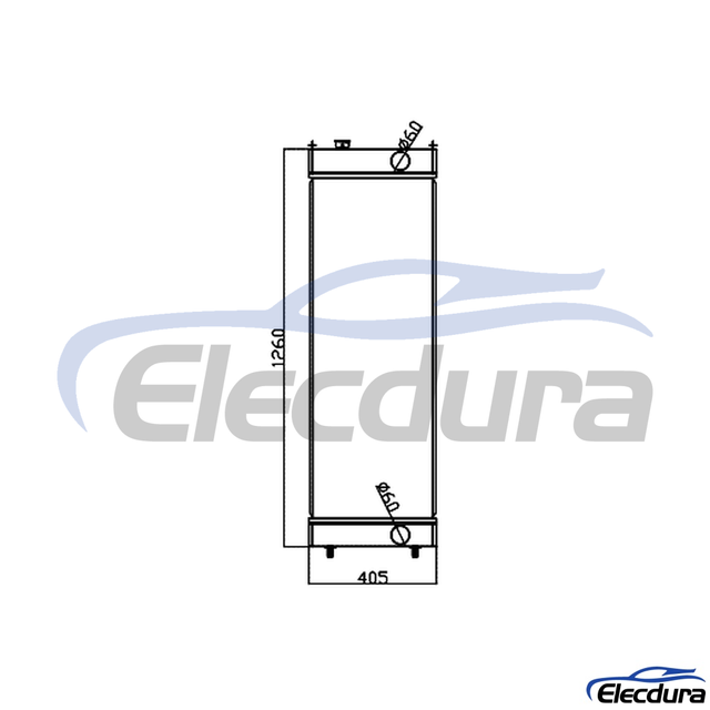 4654972 Hitachi แกนถังน้ำ ZX650-3/670-3 หม้อน้ำ