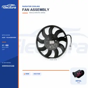 Radiateurkoelventilator voor Audi A7 / Phideon 400W 4H0959455AE bulklevering