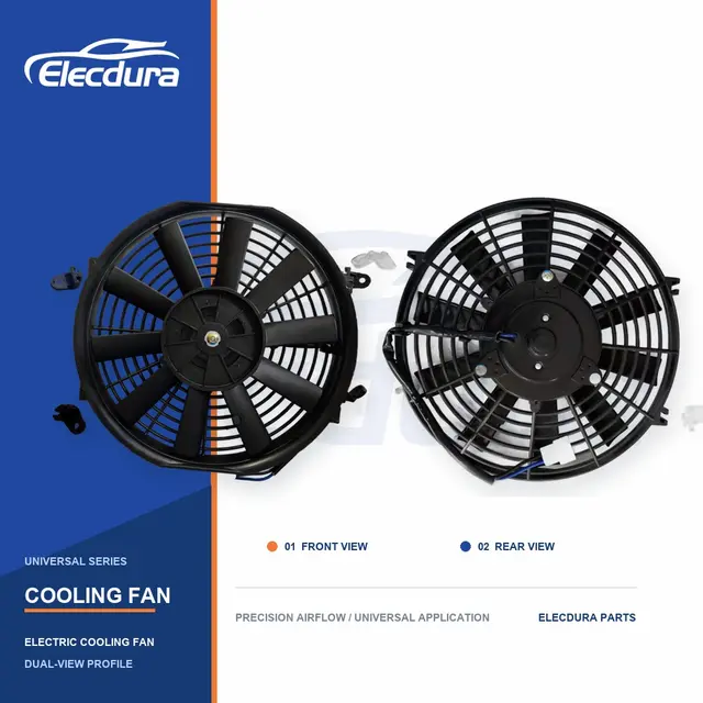 Univerz&aacute;ln&iacute; Ventil&aacute;tor chladiče 10palcov&aacute; rovn&aacute; čepel 120W velkoobchod