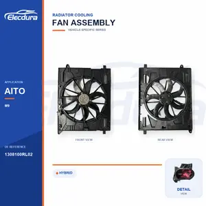 Conjunto del ventilador de refrigeraci&oacute;n del radiador para AITO M9 1308100RL02 Suministro a granel