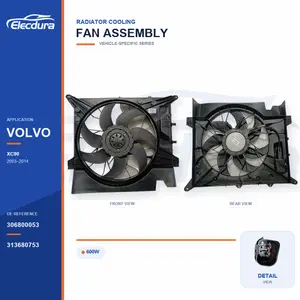Conjunto da ventoinha de arrefecimento do radiador para Volvo XC90 600W 306800053 Fornecimento em massa