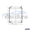 201-03-51150 KOMATSU PC60-5/60-6 Radiatore