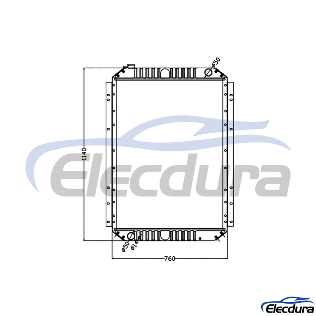 206-03-71111 KOMATSU PC220-7 Radiator