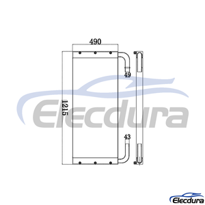 4448338 COLPO AC HI ZX200-6 Radiatore