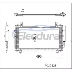 7812A608 Condenseur de climatisation Mitsubishi Eclipse Cross 2022-2023