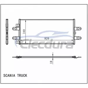 1921284 Klimakondensator der Scania G-Serie ab 2004