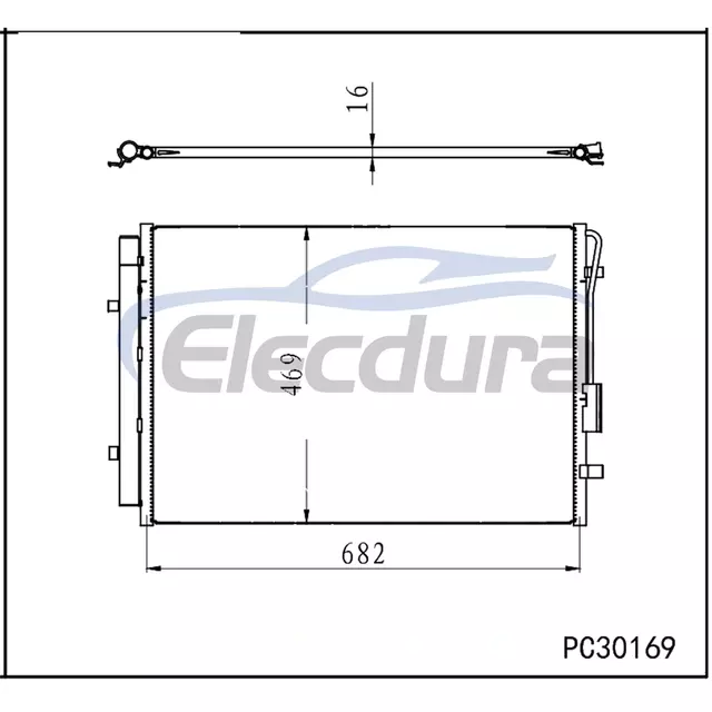 97606S8500 Hyundai Palisade 2020-2021 Конденсатор кондиционера