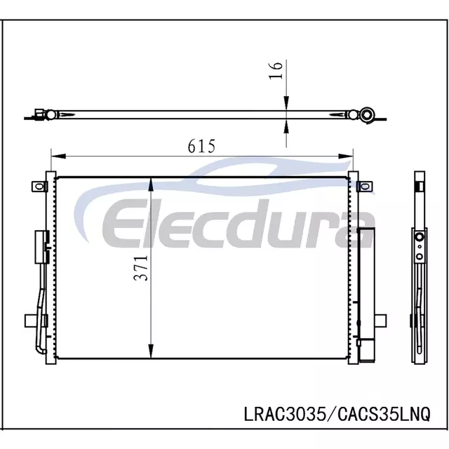 S1011261800 Changan CS35 Plus A/C 콘덴서