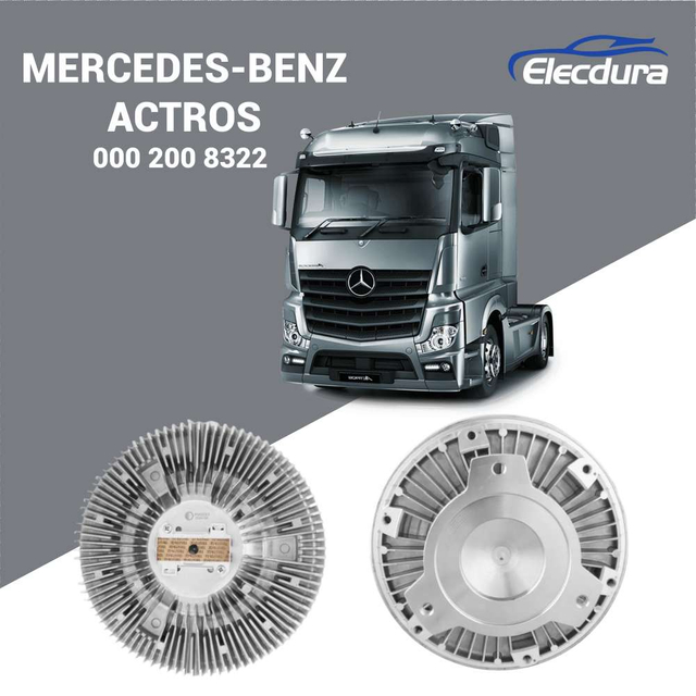 000 200 8322 Wytrzymały mechaniczny sprzęgło wentylatora do samochod&oacute;w ciężarowych Mercedes-Benz Actros 2648 LS i 4148AK