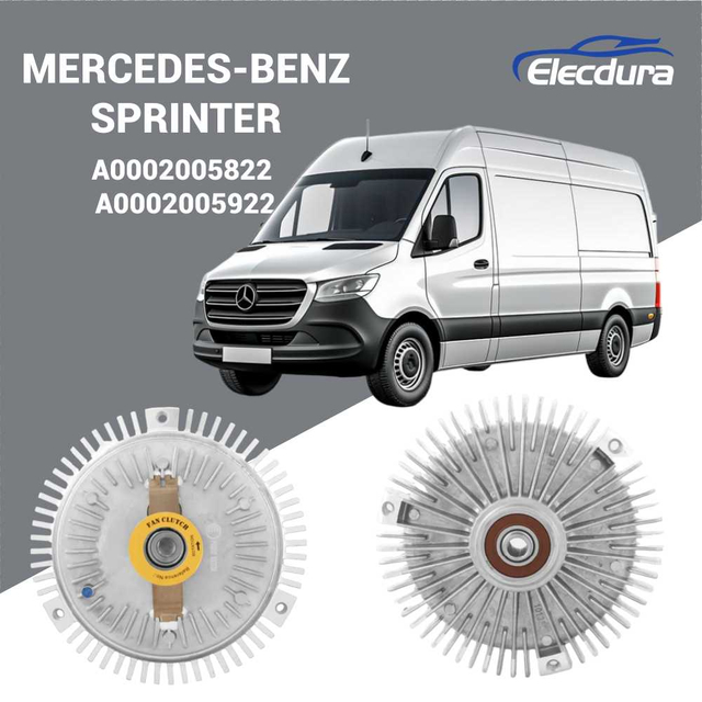 กลไก คลัตช์พัดลม A0002005822 เหมาะกับ Mercedes-Benz Sprinter 311 313 411 413 และ 416