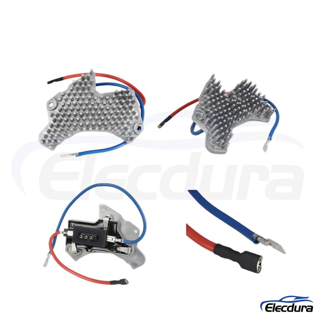 Regolatore del motore del ventilatore 2108206210 ad alte prestazioni con dissipatore di calore a perno per Mercedes-Benz W210 Classe E e W202 Classe C.