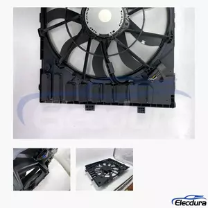 7P0121203H Porsche Engine พัดลมระบายความร้อนมอเตอร์หลังการขายขายส่งทดแทน