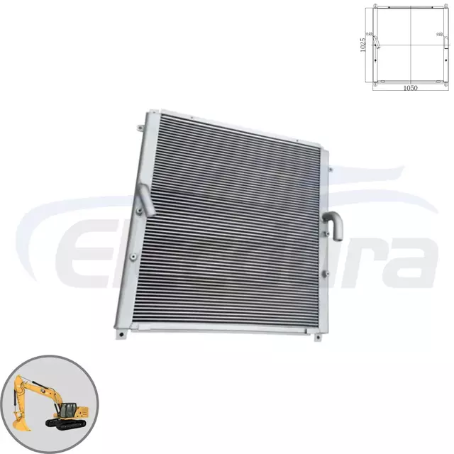 Caterpillar E330B hydraulic oil cooler 124-1763 χονδρική αντικατάσταση aftermarket