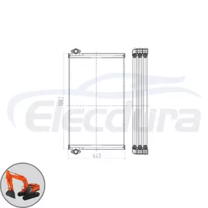 YA00004881 Hitachi ZAX870-3 hydraulisk oliek&oslash;ler engros eftermarkedsudskiftning til distribut&oslash;rer af gravemaskinedele