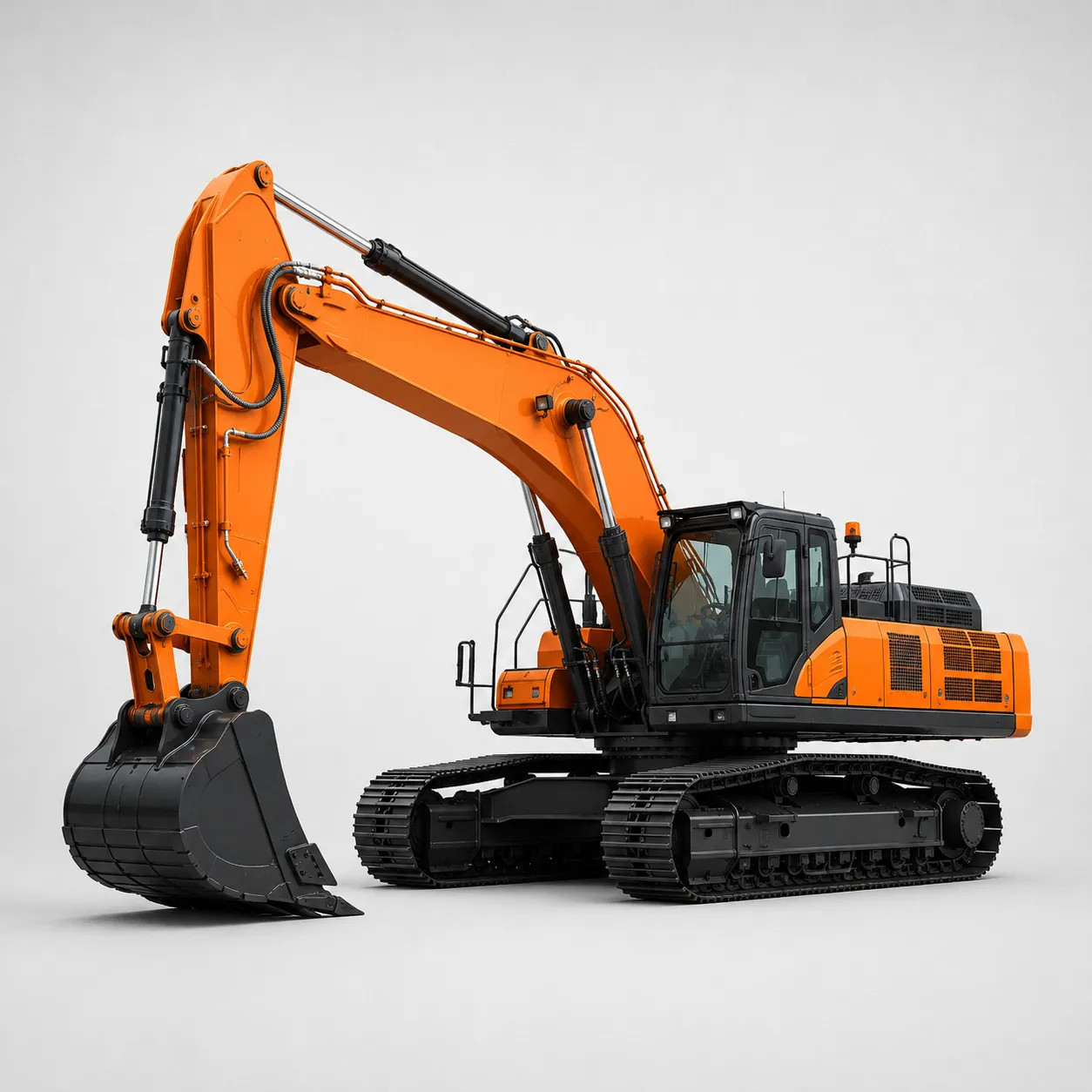 การใช้งานเครื่องทำความเย็นน้ำมันไฮดรอลิกของรถขุดขนาดใหญ่ Daewoo Doosan