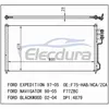 EU2Z19712B Ford Expedition 1997-2005 Condensador de A/C N&uacute;cleo de 16 mm