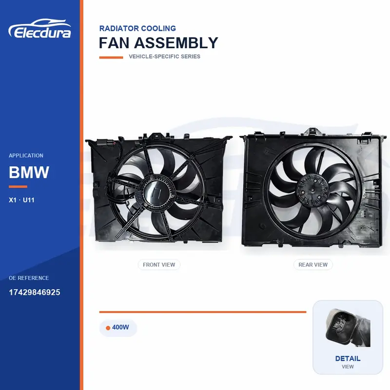 Gruppo elettroventola radiatore per BMW U11 400W 17429846925 Fornitura in grandi quantit&agrave;