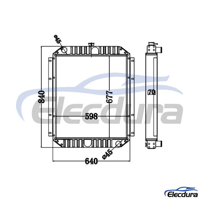 099-3559 Caterpillar E200B Chladič J&aacute;dro