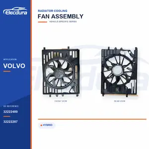 Ensemble ventilateur de refroidissement de radiateur pour Volvo XC90 hybride 32222480 Approvisionnement en vrac